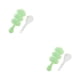 thumbnail image 4 of Ounissouiy Molde para hacer bolas de arroz, bricolaje, cocina de 3 cavidades, máquina para hacer rollos de mano antideslizante, comedor casero, Verde 2piezas, 4 of 6