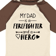 thumbnail image 4 of Inktastic My Dad is a Firefighter and a Hero Boys or Girls Long Sleeve Baby Bodysuit, 4 of 5