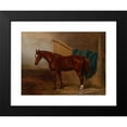 thumbnail image 2 of H. Moore 18x15 Black Modern Framed Museum Art Print Titled - Portrait of a Horse (1859), 2 of 5