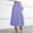 c01Purple, variant on Women Flowy Maxi Skirts High Waisted Elastic Drawstring A-Line Half Body Skirt Summer Solid Color Casual Long Skirts Black XL