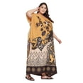 thumbnail image 3 of Caftans pour Femmes Longue Maxi Grande Taille Robe Caftans Manches 3/4 Robes pour Dames Filles en Ligne, 3 of 6