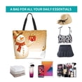 thumbnail image 6 of Easygdp Christmas Snowman Gift Tote Bags for Women,Women Travel Shoulder Bags Handbags，Big Capacity Shopping Work Bag, 6 of 8