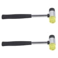 thumbnail image 4 of Rubber Mallet, 2pcs 25mm Detachable End Rubber Hammer  For Woodworking, 4 of 8