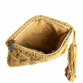 thumbnail image 3 of Pochette en Macramé avec Pompons, Beige, 3 of 5