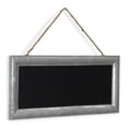 thumbnail image 2 of Rectangular Chalk Board with Galvanized Metal Frame and Hanging Rope, 2 of 5