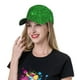 thumbnail image 5 of Fotbe Green Glitter Gorro Clásico de Béisbol, Gorra Ajustable con Broche Snapback, Gorro de Exterior de Algodón Suave, 5 of 6