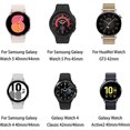 thumbnail image 3 of Compatible con correas Samsung Galaxy Watch 4 de 40 mm y 44 mm, correas de 20 mm para Galaxy Watch Active 2 de 40 mm y 44 mm, correas para Garmin Vivoactive 3, oro rosa, 3 of 5