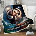 thumbnail image 4 of to My Wife Blanket, Best Gift for Your Life Partner with Quotes, Gift for Wife, Valentine's Day Gifts, Birthday Gift, for Wife, Supersoft and Cozy Blanket (60" X 80") (BK4142NC), 4 of 5