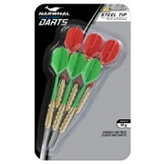 Narwhal Recreational Steel Tip Dart Set for Bristle Dartboards, 18g, 5.6 in. 6 Pack for 2 Players