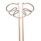 thumbnail image 3 of Estaca de soporte para plantas en forma de Monstera, soporte para macetas, marco de aleación, estaca para plantas de jardín para balcón, interior y Color Cobre, 3 of 7