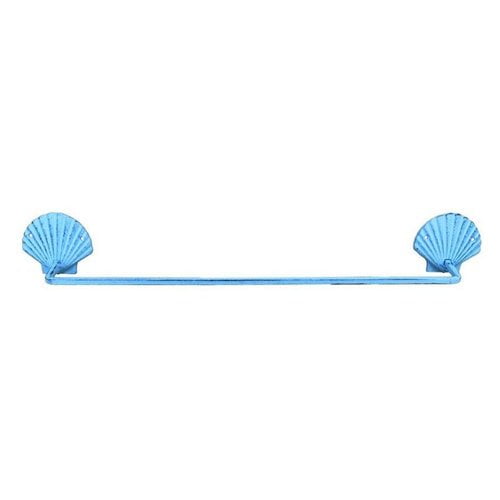 Handcrafted Nautical Decor Shell 28'' Wall Mounted Towel Bar Walmart