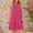 Hot Pink, variant on Crochet Hollow Halter Dress for Women 2024 Summer Sleeveless Mini Dresses Boho Tiered Flowy A Line Beach Sundress