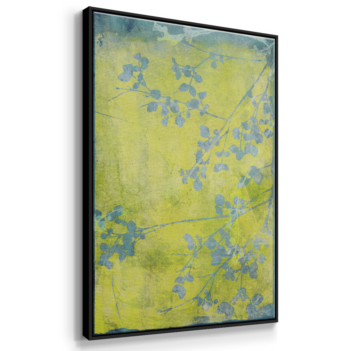 Boundless VIII Framed Premium Gallery Wrapped Canvas - Ready to Hang - 25 x 37 - Black Floating Frame