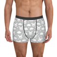 thumbnail image 4 of Wukai Rabbit And Cloud Print Men’s Underwear Breathable Boxer Briefs,&nbsp;Moisture Wicking & Breathable-, 4 of 7