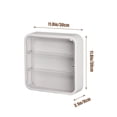 thumbnail image 4 of Vitrina WMM transparente para figuras montada en la pared con puerta verde, 4 of 7