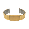 thumbnail image 4 of Bandini Bracelet de Montre Extensible en Acier Inoxydable Ton Or 20 mm pour Hommes, Extrémité Droite, Longueur Ajustable, Bracelet de Montre à Expansion en Métal, Sans Boucle, 4 of 8