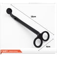 thumbnail image 4 of PIX-LINK Candle Wick Trimmer Set Candle Snuffers cortador tijeras de acero inoxidable Clippers Wick Clippers Herramientas (Negro, 1) PIX-LINK Otras necesidades diarias, 4 of 5