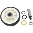 thumbnail image 2 of HQRP Dryer Drum Support Roller Kit For Maytag Dryers - Replaces WP3406107 (2 Rollers, 4 Clips, 2 Push Nuts) 2 of 4
