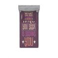 thumbnail image 2 of Saying Bedding Set with Sheet & Covers, What You Seek is Seeking You Typography with Distressed Look, Printed Bedroom Decor 2 Shams, 4 Sizes, Mauve Taupe Multicolor, by Ambesonne, 2 of 3