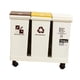 thumbnail image 2 of Cubo de basura de cocina con ruedas, contenedor de basura rectangular, impermeable. 36 litros, 2 of 9
