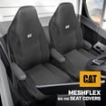 thumbnail image 6 of CAT Semi Truck Seat Covers, Breathable Mesh Universal Fit, Black, 6 of 7
