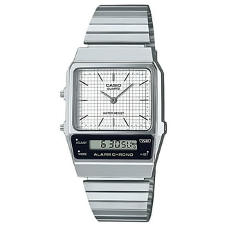 Casio by Casio Men's 21 mm Vintage Stainless Steel Analog