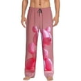 thumbnail image 2 of Lsque Pink Balloon Puppy Art Print Men's Pajama Pants, Lounge Pant - Comfortable Home Wear,Elastic Waistband, Stylish Design-Medium, 2 of 9