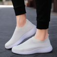 thumbnail image 3 of HEWUQI Women's Running Shoes Lightweight Working Cushion Sole Comfortable Athletic Tennis Sneakers for Gym Travel Workout Daily Wear White Size 7.5, 3 of 4