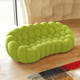 thumbnail image 6 of Sodrens 79.53" Bubble Couch,Modern Oversize Lazy Floor Sofa,Curved Football Sofa for Living Room,Office,Apartment,No-Assembly,Fluorescent Green, 6 of 7