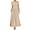 44# Khaki, variant on UoCefik Womens Summer Off Shoulder Sleeveless Midi Dress Cocktail A Line Flowy Wedding Guest Dresses with Pockets Black S