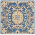 thumbnail image 2 of SAFAVIEH Savonnerie SAV120M Handmade Blue / Ivory Rug, 2 of 7