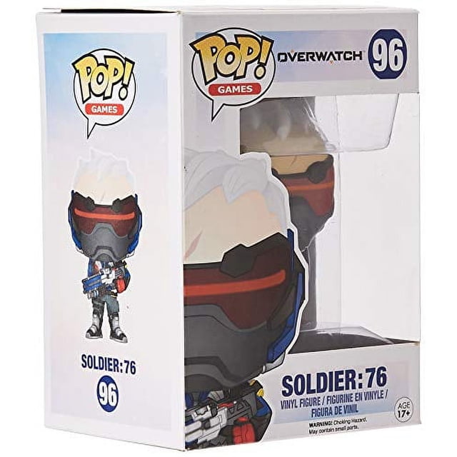 Figura de acción Funko Pop! Overwatch Soldier 76 #96 3,75 pulgadas