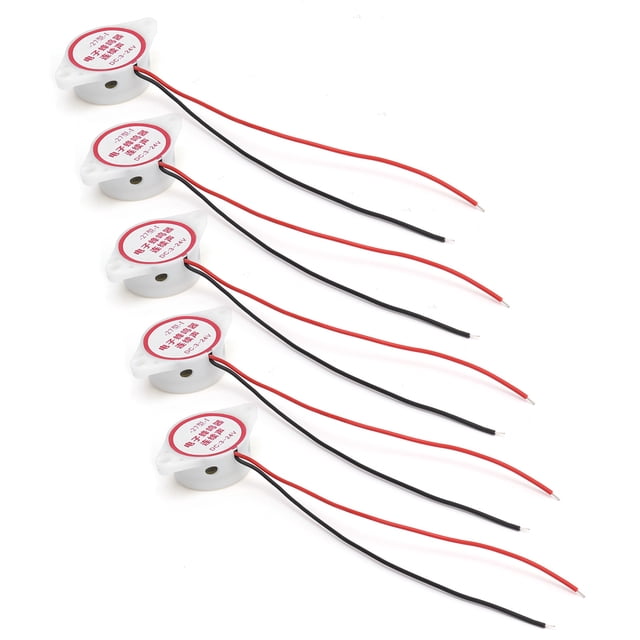 Alarm Buzzer, Continuous Loud 95dB Sound, Sensitive Trigger, for Alarm with ABS Material