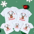 thumbnail image 1 of Mi primera camiseta navideña, ciervos, trajes familiares a juego, camiseta para madre, padre e hijos, ropa de fiesta familiar, conjuntos de apariencia familiar, tops, 1 of 5