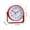 Red, variant on Small Desk Alarm Clock, Silent Non-Ticking Analog Table Clock, Adjustable Stand for Bedroom Office, Easy to Read Arabic Numerals