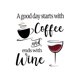 thumbnail image 2 of Casual Crew Neck T-Shirt for Women with 'Coffee and Glass' Graphic Print - Polyester Spandex Blend Short Sleeve Tee for Daily Wear and Seasonal Comfort - Geometric Pattern Knit Fabric with Medium Str, 2 of 7