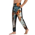 thumbnail image 3 of Kdxio Butterfly and Bloom Beauty Pattern Joggers,Sweatpants for Men with Pockets-X-Large, 3 of 5