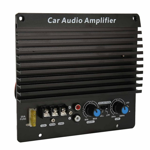 12V Car Amplifier High Power Aluminum Alloy Subwoofer Plate for Vehicle