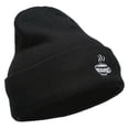 thumbnail image 4 of Coffee Cup Embroidered Long Beanie - Black OSFM, 4 of 5