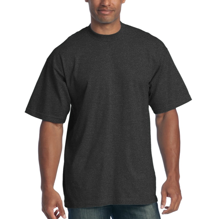 Foto ødemark ordningen Pro Club Men's 6.5 oz Heavyweight Cotton Short Sleeve T-Shirt, Charcoal,  Small - Walmart.com