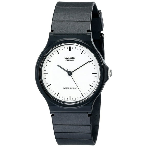 Casio Men's Analog Quartz Black Resin Watch MQ24-7E