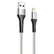 thumbnail image 3 of Cable de carga rápida USB 3A para iPhone 14, 11, 12, 13 Pro, X, XS Max, 6, 7, 8 Plus, SE, iPad, Cable de datos de cargador de teléfono, 1/2/3m, 10 pies, 3 of 5