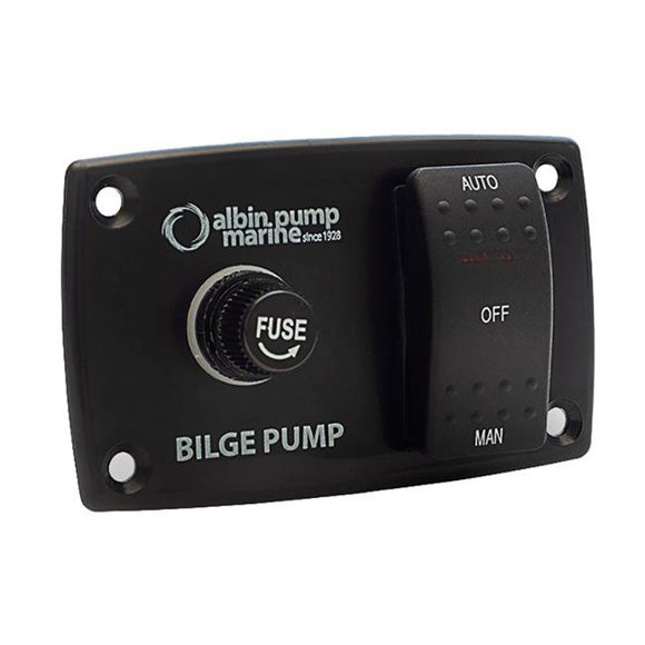 Albin Pump Marine 01-66-027 3-Way Bilge Panel - 12-24V