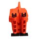 thumbnail image 2 of Soporte Para Caña De Pescar Estante para barril de pesca, soporte desmontable para caña de pescar, accesorios ajustables para exteriores (naranja), 2 of 8