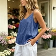 thumbnail image 3 of RRMuAzgs Summer Tank Tops for Women Loose Fit Camisole Tees Shirts Beach Vacation Casual Flowy Sleeveless Top, 3 of 7