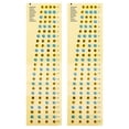 thumbnail image 1 of 2 pegatinas para escala de bajo, diapasón de bajo profesional, mapa de notas para principiantes, 1 of 8