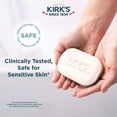 Kirk's 4Pack Bar Soap, Fragrance Free with 100 Premium Coconut Oil