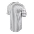 thumbnail image 3 of Men's Nike White/Black Army Black Knights Pinstripe Replica Full-Button Baseball Jersey, 3 of 3