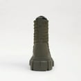 thumbnail image 5 of Sam Edelman Olympia Olive Chunky Lug Sole Lace Up Rounded Toe Ankle Combat Boots (Olive, 10), 5 of 6