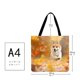 thumbnail image 2 of Akita Dog-Bolso Tote Lino Gran Capacidad, 2 of 3